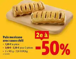 Lidl Pain mexicano avec sauce chili aanbieding