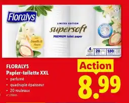 Lidl Floralys papier toilette XXL aanbieding