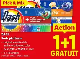 Lidl Dash Pods platinum aanbieding