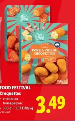 Lidl Food festival croquettes aanbieding