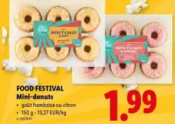 Lidl Food festival mini donuts aanbieding