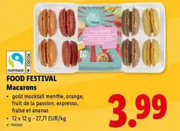 Lidl Food festival macarons aanbieding