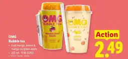 Lidl OMG Bubble tea aanbieding