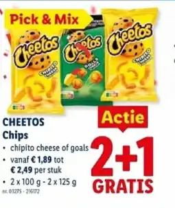 Lidl Cheetos chips aanbieding
