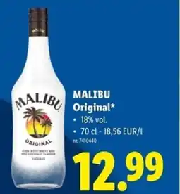Lidl Malibu original aanbieding