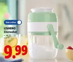 Lidl Livarno ijscrusher aanbieding