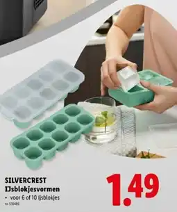 Lidl Silvercrest ijsblokjesvormen aanbieding