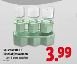 Lidl Silvercrest ijsblokjesvormen aanbieding
