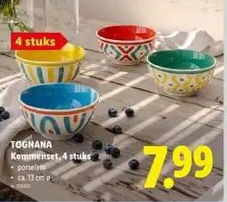 Lidl Tognana kommenset aanbieding
