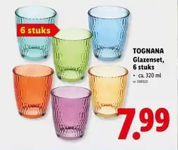 Lidl TOGNANA Glazenset aanbieding