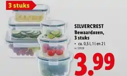 Lidl Silvercrest bewaardozen aanbieding