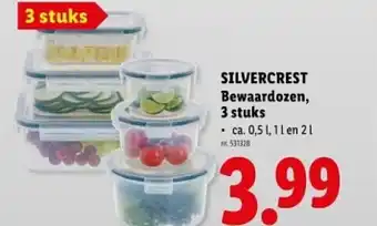 Lidl Silvercrest bewaardozen aanbieding