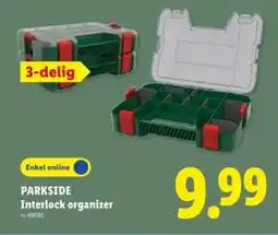 Lidl Parkside interlock organizer aanbieding