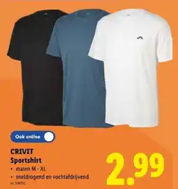 Lidl CRIVIT Sportshirt aanbieding