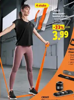 Lidl Crivit weerstands banden aanbieding