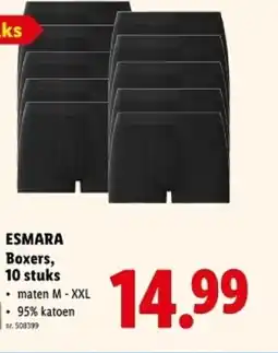 Lidl Esmara boxers aanbieding