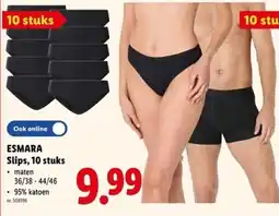 Lidl Esmara slips aanbieding