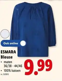 Lidl Esmara blouse aanbieding