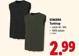 Lidl Esmara tanktop aanbieding