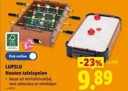 Lidl Lupilu Houten tafelspelen aanbieding