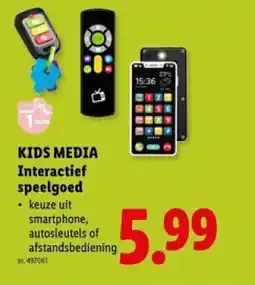 Lidl Kids media interactief speelgoed aanbieding