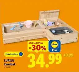 Lidl Lupilu zandbak aanbieding