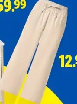 Lidl Lupilu Women's Linen Blend Trousers aanbieding