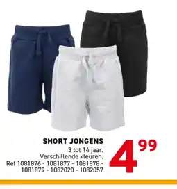 Trafic Short jongens aanbieding
