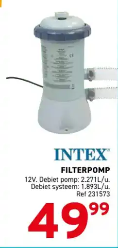 Trafic Intex filterpomp aanbieding