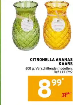 Trafic Citronella ananas kaars aanbieding