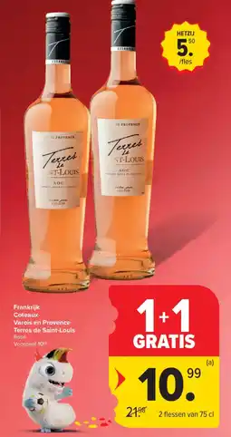 Carrefour Market Frankrijk coteaux varois en provence terres de saint louis aanbieding