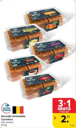 Carrefour Market Gevulde miniwafels Carrefour aanbieding