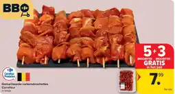 Carrefour Market Gemarineerde varkensbrochettes Carrefour aanbieding