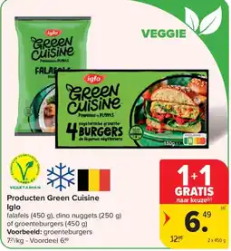 Carrefour Market Producten Green Cuisine Iglo aanbieding