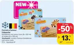 Carrefour Market Cornets d'amour IJsboerke aanbieding