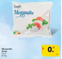 Carrefour Market Mozzarella Simpl aanbieding