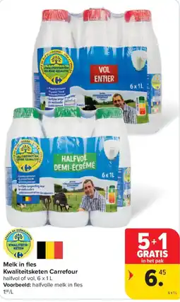 Carrefour Market Melk in fles Kwaliteitsketen Carrefour aanbieding