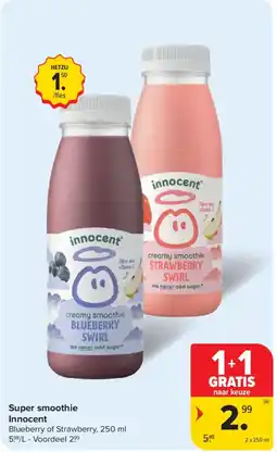 Carrefour Market Super smoothie Innocent aanbieding