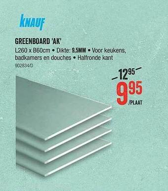 HandyHome Knauf Greenboard 'ak' aanbieding