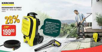 HandyHome Kärcher Hogedrukreiniger 'k4 Compact' aanbieding