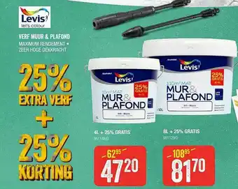 HandyHome Verf Muur & Plafond Levis aanbieding