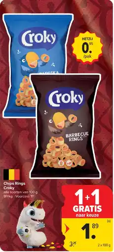 Carrefour Market Chips Rings Croky aanbieding
