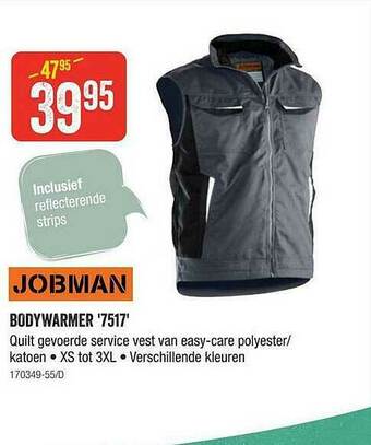 HandyHome Jobman Bodywarmer '7517' aanbieding