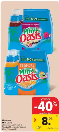 Carrefour Market Limonade Mini Oasis aanbieding