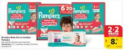 Carrefour Market Pampers Broekjes Baby-Dry en doekjes aanbieding