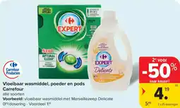 Carrefour Market Vloeibaar wasmiddel, poeder en pods Carrefour aanbieding