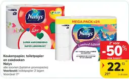 Carrefour Market Keukenpapier, toiletpapier en zakdoeken aanbieding