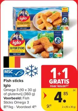 Carrefour Market Fish sticks Iglo aanbieding