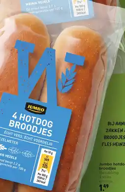 Jumbo Jumbo hotdog broodjes aanbieding
