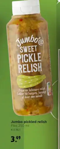 Jumbo Jumbo pickled relish aanbieding